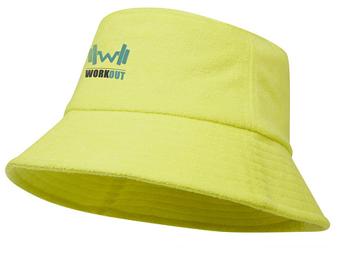 Панама Melo из переработанного махрового материала, сертифицированного GRS - Лайм - рис 4.