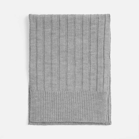 Шарф Bellish, светло-серый меланж - рис 3.