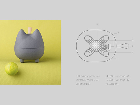 Портативная акустика Rombica Mysound Tito 1C, светло-серый (Р) - рис 10.