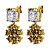 Серьги POPPY SG BROWN / CRYSTAL Dyrberg Kern 470120 - миниатюра - рис 3.