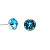 Пусеты Aqua Fiore Luna SWE298 AQ S - миниатюра - рис 2.