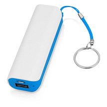 Портативное зарядное устройство (power bank) Basis, 2000 mAh, белый/светло-голубой