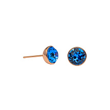 Пусеты Sapphire Fiore Luna SWE298 SA RG