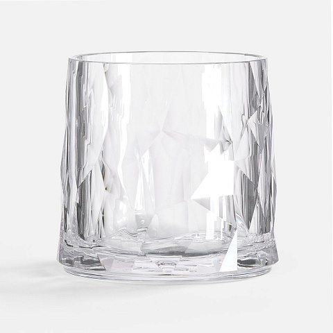 Стакан небьющийся Sate Crystal, вращающийся, прозрачный
