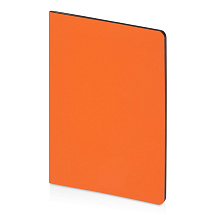 Бизнес-тетрадь А5 Pragmatic Contrast, 40 листов в клетку, оранжевый с темно-серым срезом