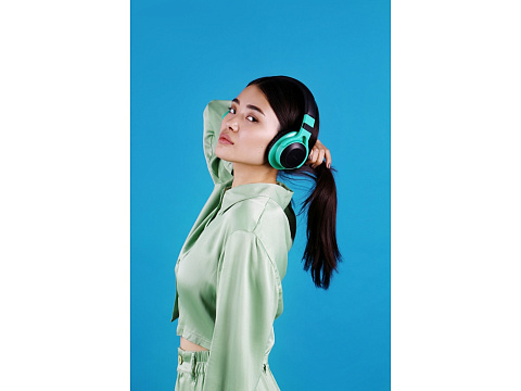 Беспроводные наушники Rombica mySound BH-15 Green - рис 6.