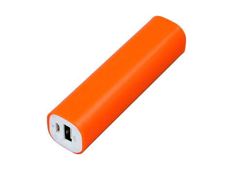 PB030 Универсальное зарядное устройство power bank  прямоугольной формы. 2600MAH. Оранжевый