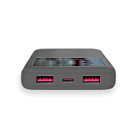 Внешний аккумулятор Kris soft touch, 10000mAh (Серый) - рис 6.